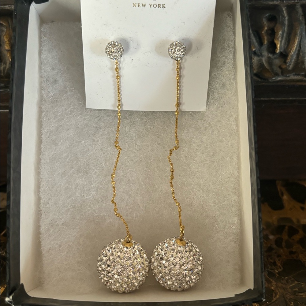 Kate Spade dazzle dazzle Sparkly Earrings NEW